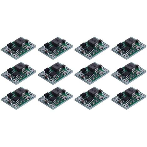 12 PièCes MP1584 DC-DC Module D'Alimentation Abaisseur 3A Convertisseur RéGlable pour Remplacer 24V 12V 5V 3V