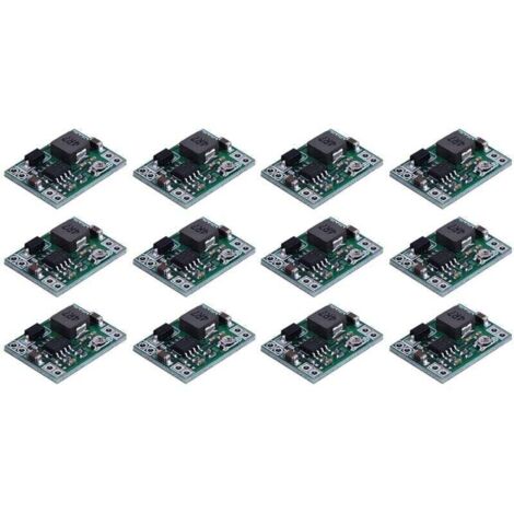 12 PièCes MP1584 DC-DC Module D'Alimentation Abaisseur 3A Convertisseur RéGlable pour Remplacer 24V 12V 5V 3V