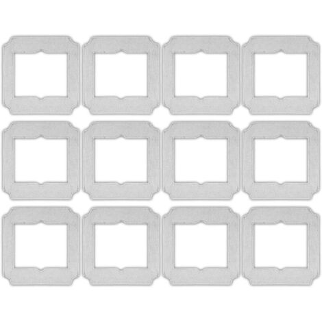 12 Pièces Pads de Rechange pour Robot Lave-Vitres ECOVACS Winbot Mini W-CC02-0012, Chiffons Lavables