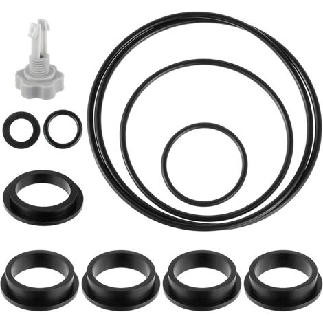 12 pièces Pièces détachées pour Pompe de Filtre à Sable Intex Joints, pièces de Rechange 25013, Comprenant 1pcs Soupape de Décharge d'air 11pcs Joints Toriques pour Différentes Pièces