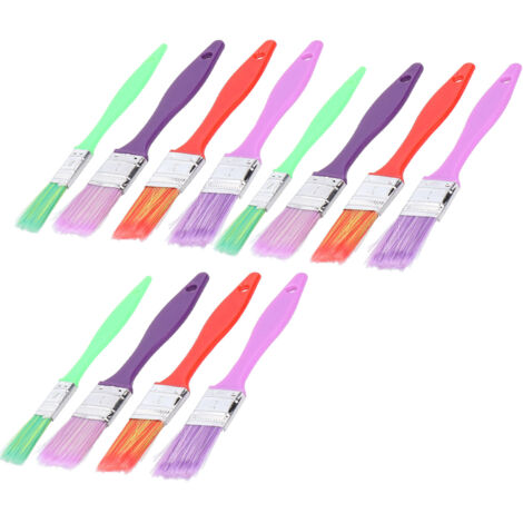 12 pièces pinceaux de peinture pour enfants, kit d'art créatif, outils de dessin débutant, set polyvalent DIY
