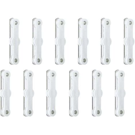 12 pièces pour fixation de filet, Clips anti-mouches, filet de ciel pour porte de balcon