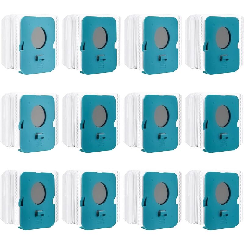 12 Pièces Sac à Poussière Clean Station pour Samsung Bespoke Jet VCA-ADB95, Sacs de Rechange pour Aspirateur, Sacs d'Aspirateur, Accessoires pour