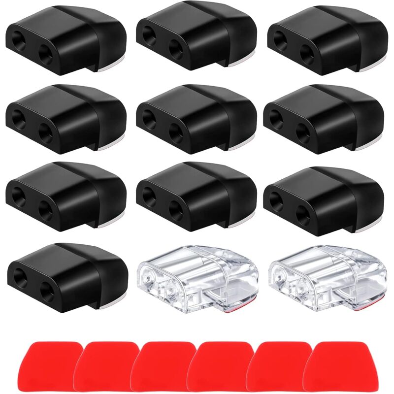 Csparkv - 12 pièces Sifflets de cerf Avertissement de la Faune pour Voitures,Ultrasonique sur La Faune Dispositifs D'Avertissement de