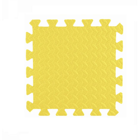 12 pièces Tapis de jeu en mousse EVA pour bébé,tapis de protection de sol, tapis d'entraînement, tapis de yoga, 30 x 30 x 1 cm