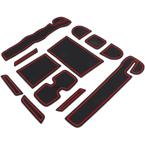12 Pièces Tapis de Protection pour Console Centrale Sans Odeur, Suzuki Swift 2018‑2020, Revêtement Flexible et Durable