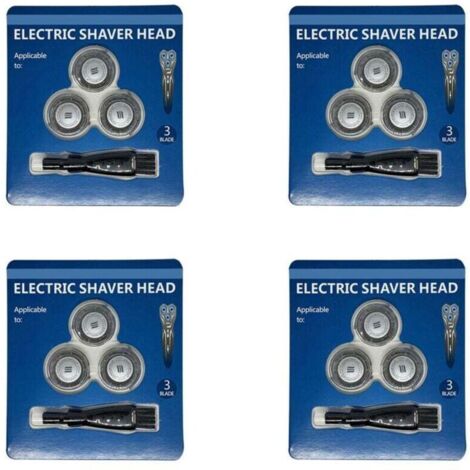 12 Pièces Têtes de Lame de Rasoir Compatibles Series 1000 2000 3000 S738 S510 S511 S512 S520 PT720 PT860