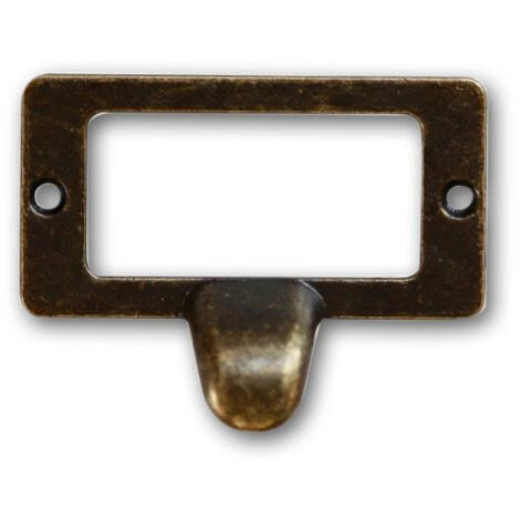 12 poignées fonte patinée 04 - Fonte - Marron - Décoration d'Autrefois