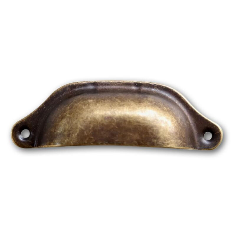 12 poignées fonte patinée 07 - Fonte - Marron - Décoration d'Autrefois