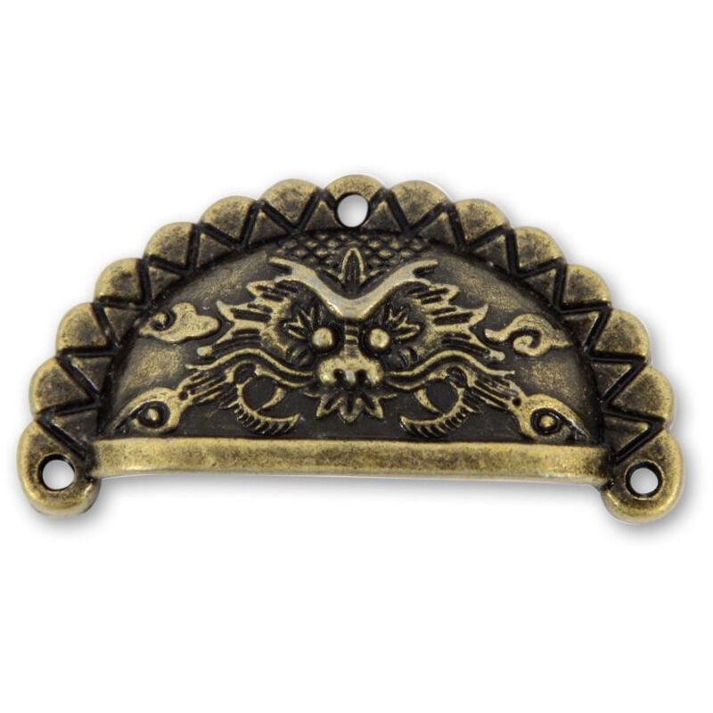 12 poignées fonte patinée 19 - Fonte - Marron - Décoration d'Autrefois