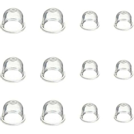 12 pompe di adescamento carburatore (19 mm e 22 mm). Accessori per carburatori di decespugliatori, motoseghe, soffiatori e tosaerba.