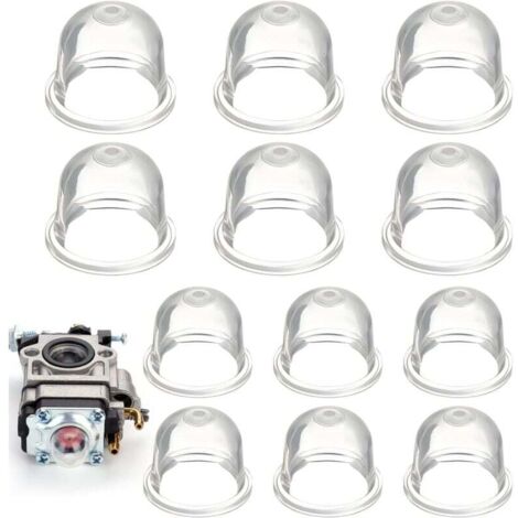 12 pompe di adescamento per decespugliatore, pompa di adescamento per decespugliatore da 22 mm/19 mm, per decespugliatore, tagliasiepi, motosega a benzina, pompe di adescamento per soffiatore