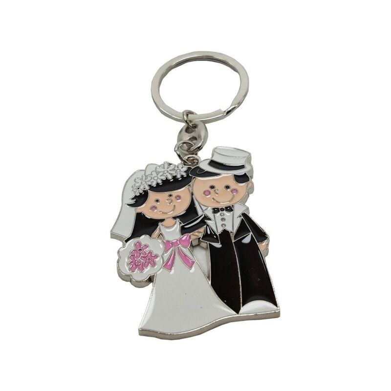 Image of Trade Shop - 12 Portachiavi Segnaposto Bomboniere Confetti Matrimonio Wedding Promessa Sposi
