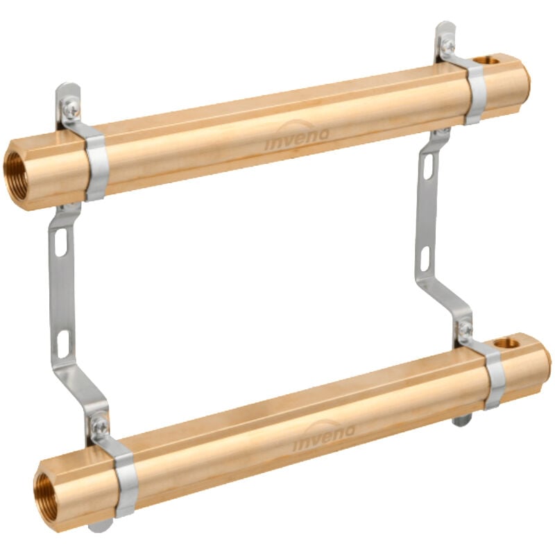 12-Ports Laiton Chauffage Distributeur Bâtiment Circuit Collecteur Système