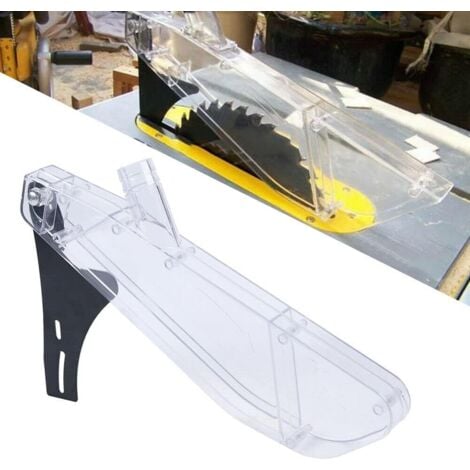 GOJOY 12" protezione lama per sega circolare da tavolo, protezione per seghe circolari da tavolo, raccolta polvere, copertura in plastica