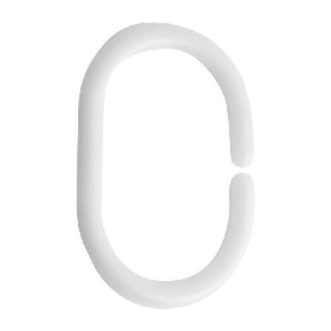 12 PZ GANCI PER FISSAGGIO TENDA DOCCIA Diam. 30