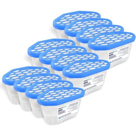 12 Recharges Déshumidificateur Granulés Citron 600ml Absorbeur Humidité Neutraliseur Odeurs Pour Salle De Bain Placard