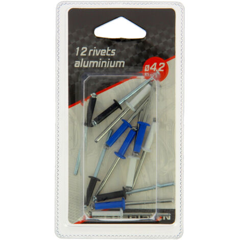12 Rivets alu diam 4.2mm