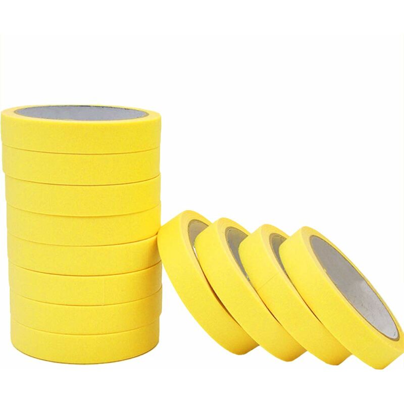 12 Rolls Masking Tape Painter Tape for Spray Paint Tools and Wallpaper Cars and Motorcycles Spraying Decoration masking tape