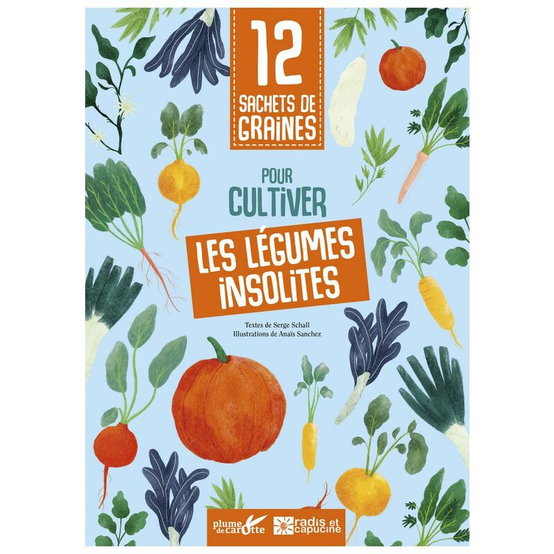 Plume De Carotte - 12 sachets de graines pour cultiver les légumes insolites