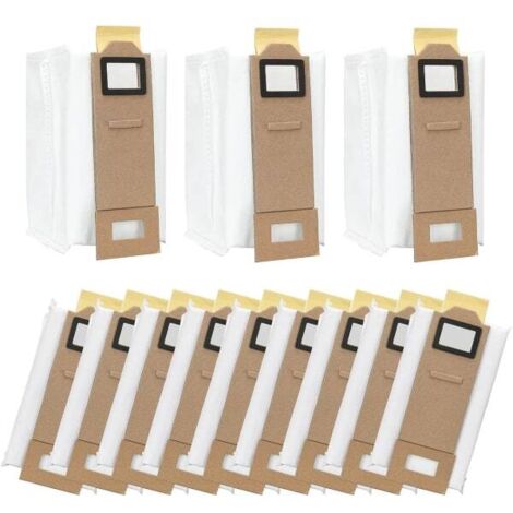 12 sacs pour aspirateur Roborock S7, S7 Plus, S7 Max, T7s et T7s Plus, remplacement - FF-AquaForge