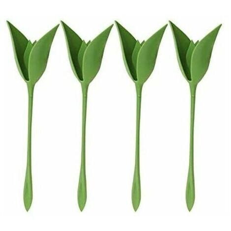 12 servilleteros florales, herramientas creativas de plástico para enrollar flores, diseño verde para decoración de mesas, servilleteros para reuniones familiares