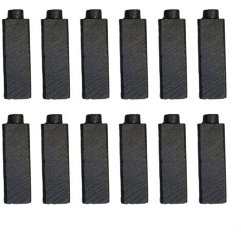 12 spazzole di carbone 4 x 5,5 x 17 mm - Motore Anchor - Asciugacapelli elettrico