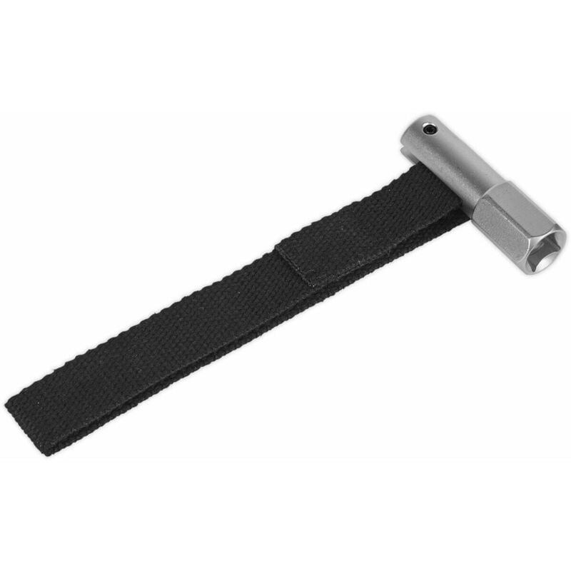 1/2' Sq Drive Oil Filter Strap Wrench - 120mm Diameter Capacity - Nylon Strap