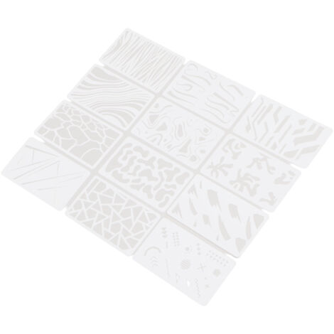 12 Stencils Visage Halloween Réutilisables, Tatouages Éphémères Doux Enfants Adultes, Accessoires Fête Halloween
