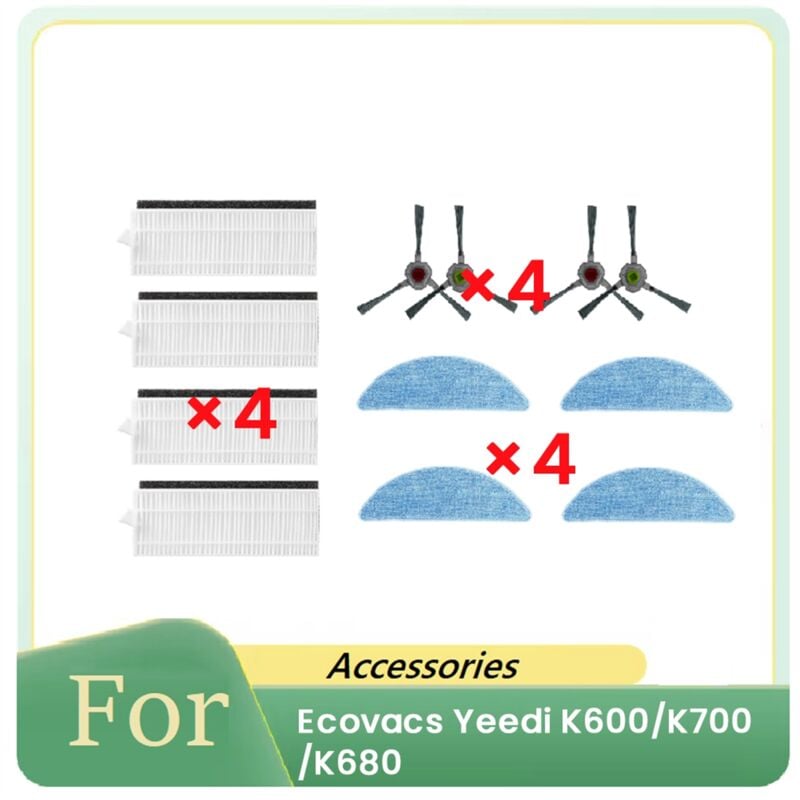 Image of 12 Stück für K600/K700/K680 Kehrroboter-Zubehör