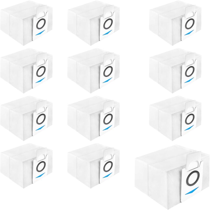Image of 12 Stück Staubsaugerbeutel Zubehör für Ecovacs Deebot X1 Omni / X1 e Omni /