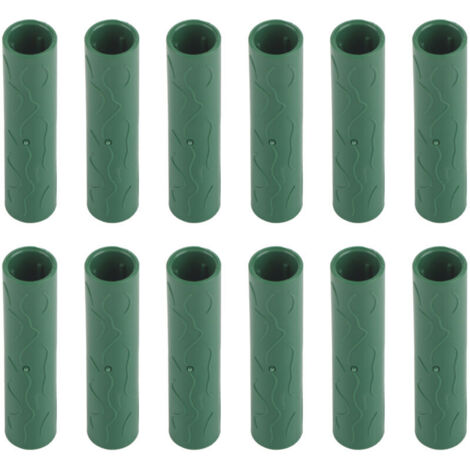 12 Stück Gartenpfähle zum Verbinden von Rohren, Stützpfahlverbinder für Kletterpflanzen, 11 mm Innendurchmesser FLITI