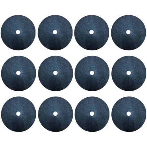 12 Stück Pflanzmatte, Mulchscheibe, Fasermulchmatte, Pflanzen-Unkrautschutzmatte, biologisch abbaubar, Topfpflanzenschutzmatte, Außendurchmesser 42 cm – Durchm