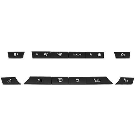 12 Stück Tastenkappen A/c Heizung Schalter Kit Panel für F07 Gt/f10/f11 F01/f02