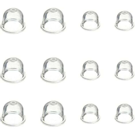 12 Stück Vergaser-Primerpumpenbirne, 19 mm und 22 mm, Primerbirne, Vergaserzubehör für Freischneider, Kettensäge, Gebläse, Rasenmäher