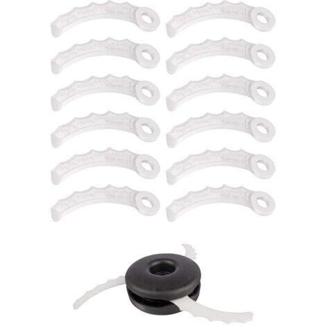 12 stücke Kunststoff Messer Klinge Für MAKITA, für Makita Brushcutter 198426-9 198383-1