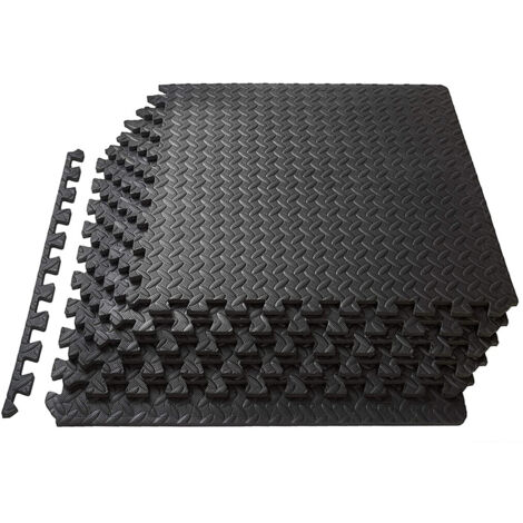 12 tappetini in schiuma morbida ad incastro per impieghi gravosi in EVA Puzzle Rubber Fadeless Home