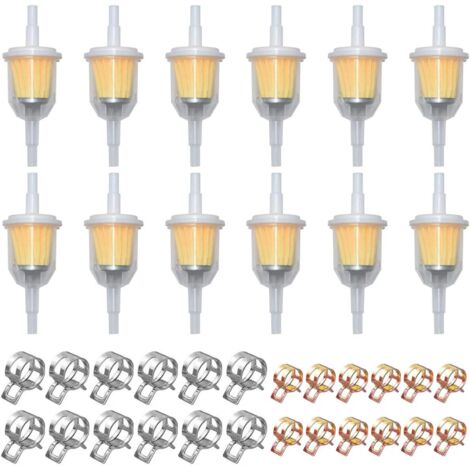 12-teiliges Inline-Benzinfilterset, 1/4" x 5/16"