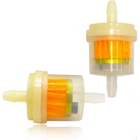 12-teiliges Kraftstofffilterset, Motorrad-Kraftstofffilter, mit 25 Schlauchschellen, universelles Inline-Filtrationszubehör, für Motorrad-, Roller-, Rasenmäher- und ATV-Motoren