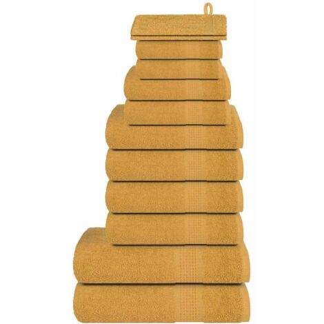 12-tlg. Handtuch-Set FROGN Gold 360 g/m²