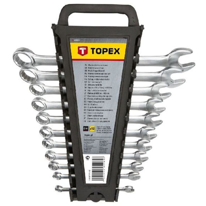 Topex Ringmaulschlüssel 6-22 Mm - 12er Set Für Heim Und Werkstatt
