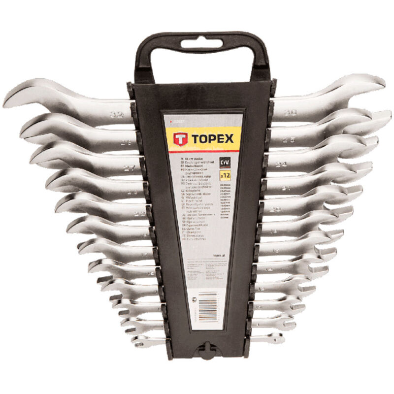 Topex 12 Tlg. Ring-maulschlüsselset 6-32 Mm Cv