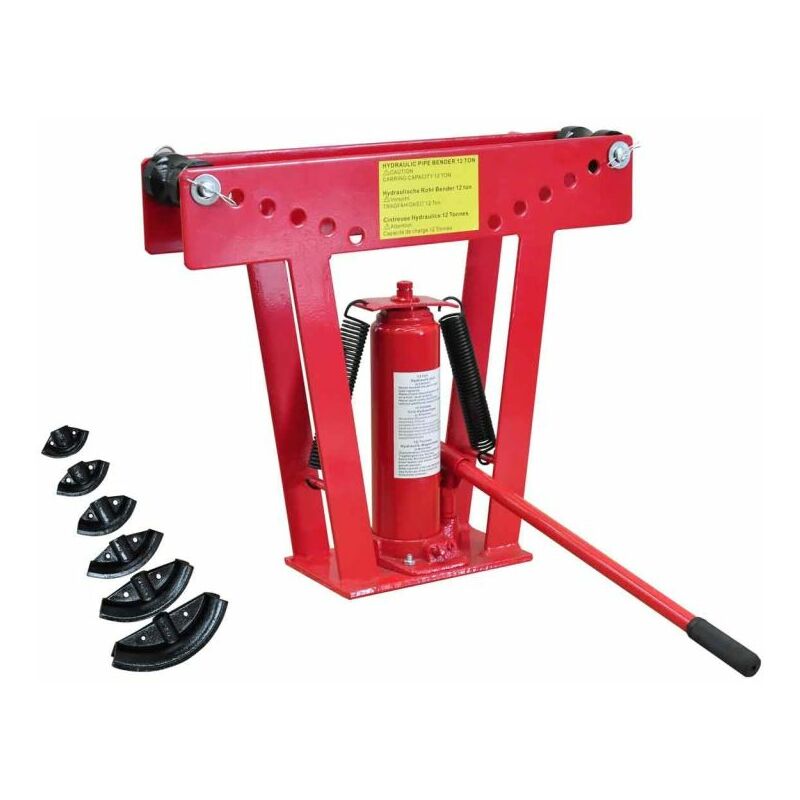 

Bh Design - 12 - Tonelada Doblador Hidráulico de Barra de Tubo con 6 Matrices