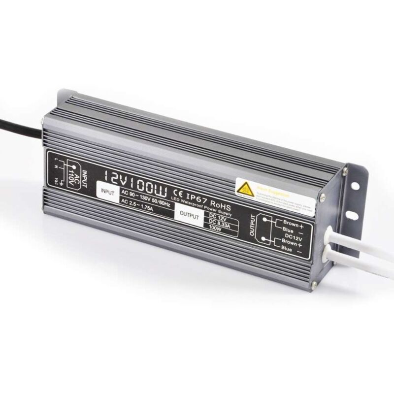 

12 V/100 Watt de alimentación a prueba de agua para la cinta de LED