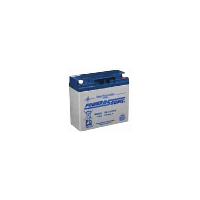 Bentel - 12 v 17 Ah Dimensions : 181x76x167 mm poids 6,6 kg.