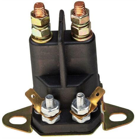 12 V 3-poliges Magnetschalter-Relais passend für Rasenmäher Traktor 33–334 Auto-Motor-Magnetschalter-Relais
