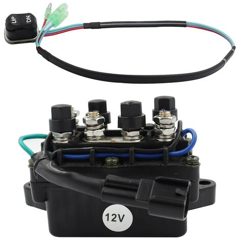 12 V 61a-81950-01-00 4-Takt-Relais, Neigungsrelais mit Neigungstrimmschalter, 120 A-Relais für Außenbordmotoren 70