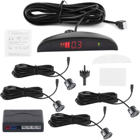 12-V-Autoparksensor, 4 Ultraschallsensoren