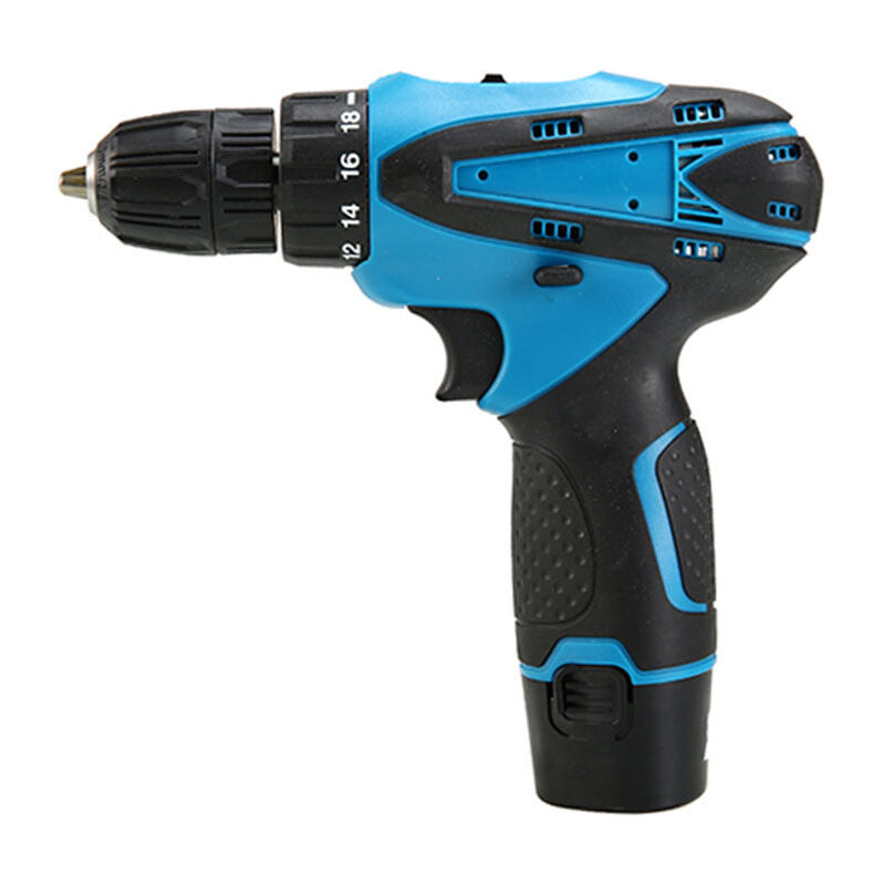 Image of 12 v Blaue Handbohrmaschine - Multifunktionaler wiederaufladbarer elektrischer Schraubendreher