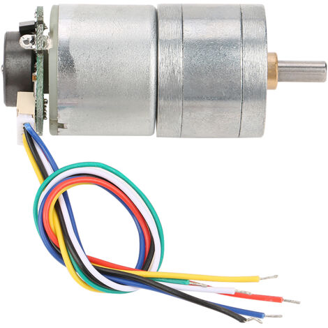 12-V-Gleichstrom-Getriebemotor 25GA-310-128 mit Metall-Encoder, 70 U/min Drehzahl für Präzisionsanwendungen